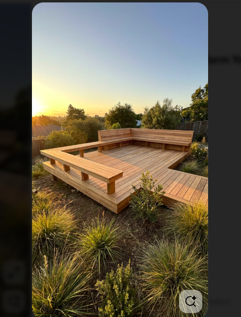 Hand-built timber deck in Bournemouth